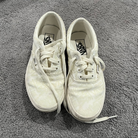 Cream Colored Platform Vans - Picture 3 of 5